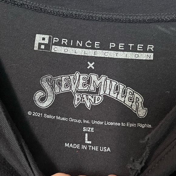 Distressed Steve Miller Band Crop - Picture 3 of 4